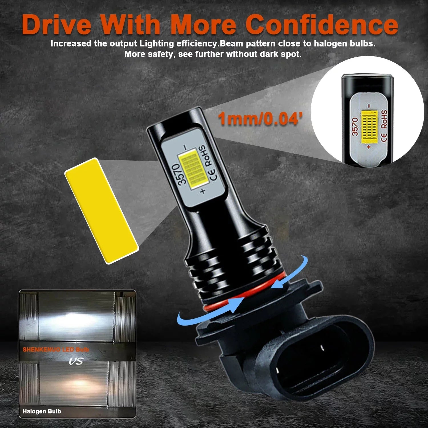 white Kit 2001 6X Tahoe 2002 Silverado Bright 2000 For 6000K Chevy 2000-2006 Headlights Super 1999 Bulbs LED Lights