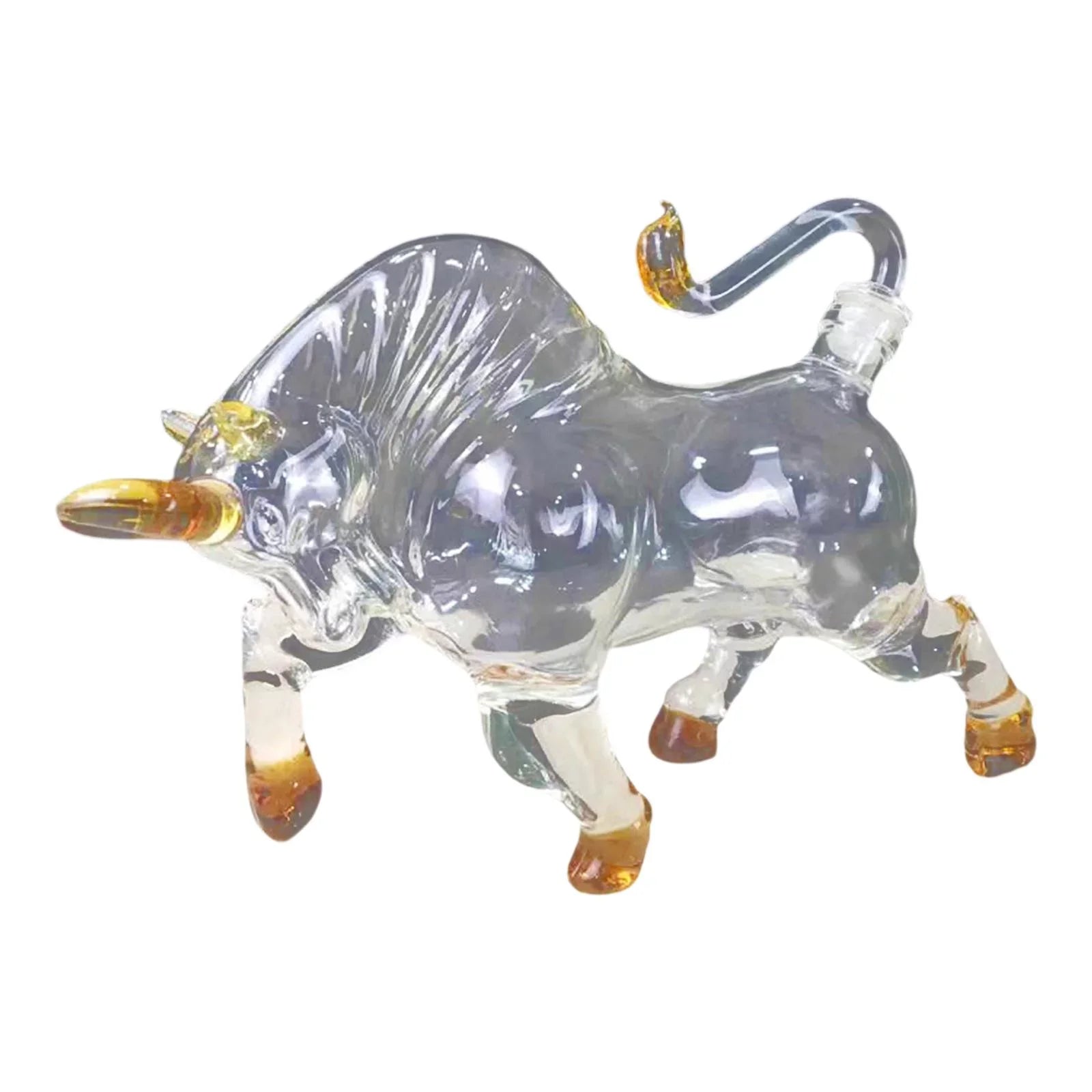 Novelty 1500ml Vodka Shaped for Glass Style Bull Brandy Decanter