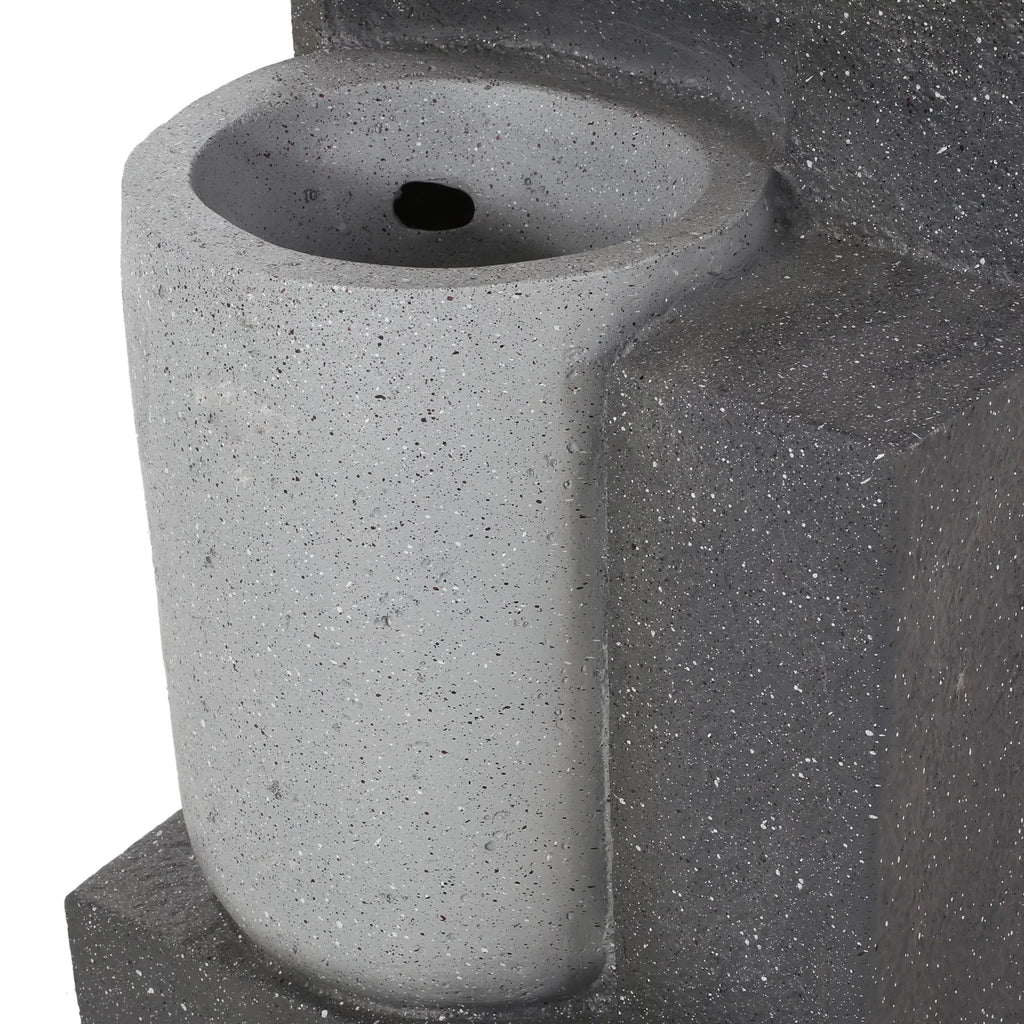 Modern Colquitt Outdoor Tier 3 Multi-Gray Fountain,