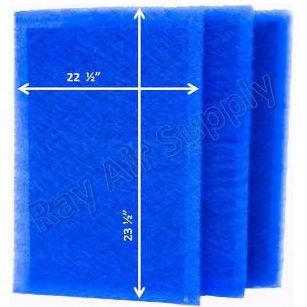25x25 Air MicroPower Replacement with Compatible SUPPLY (3 Guard Cleaner Pack) RAYAIR Pads BLUE Filter