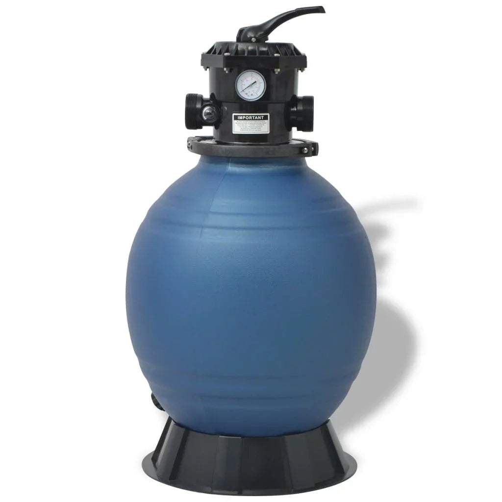 inch Sand Position 18 Valve Filter Blue with Pool 6