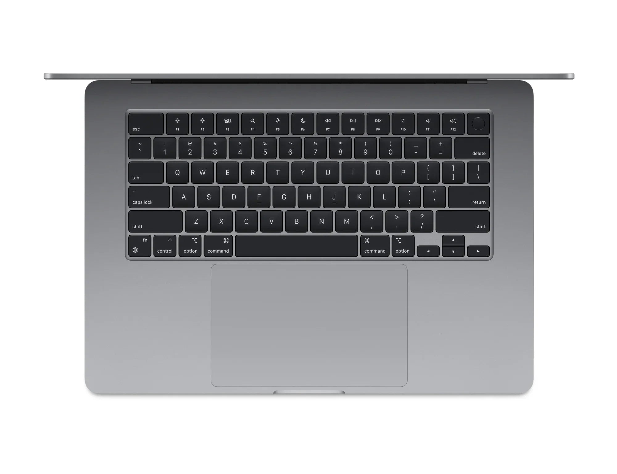 Air M2 10-core CPU Laptop Gray Pre-Owned - GPU, and 8-core (Open 8GB 256GB with Box) MacBook RAM, Space SSD Apple Chip 15-Inch
