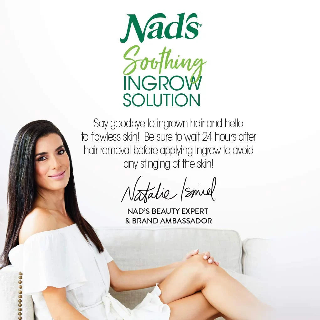 Treatment Burn After Razor Serum & Hair Men ml) Waxing, Ingrown Razor & Use (125 4.2 Women Treatment Solution For - oz Shave, Bumps Nad's Cream