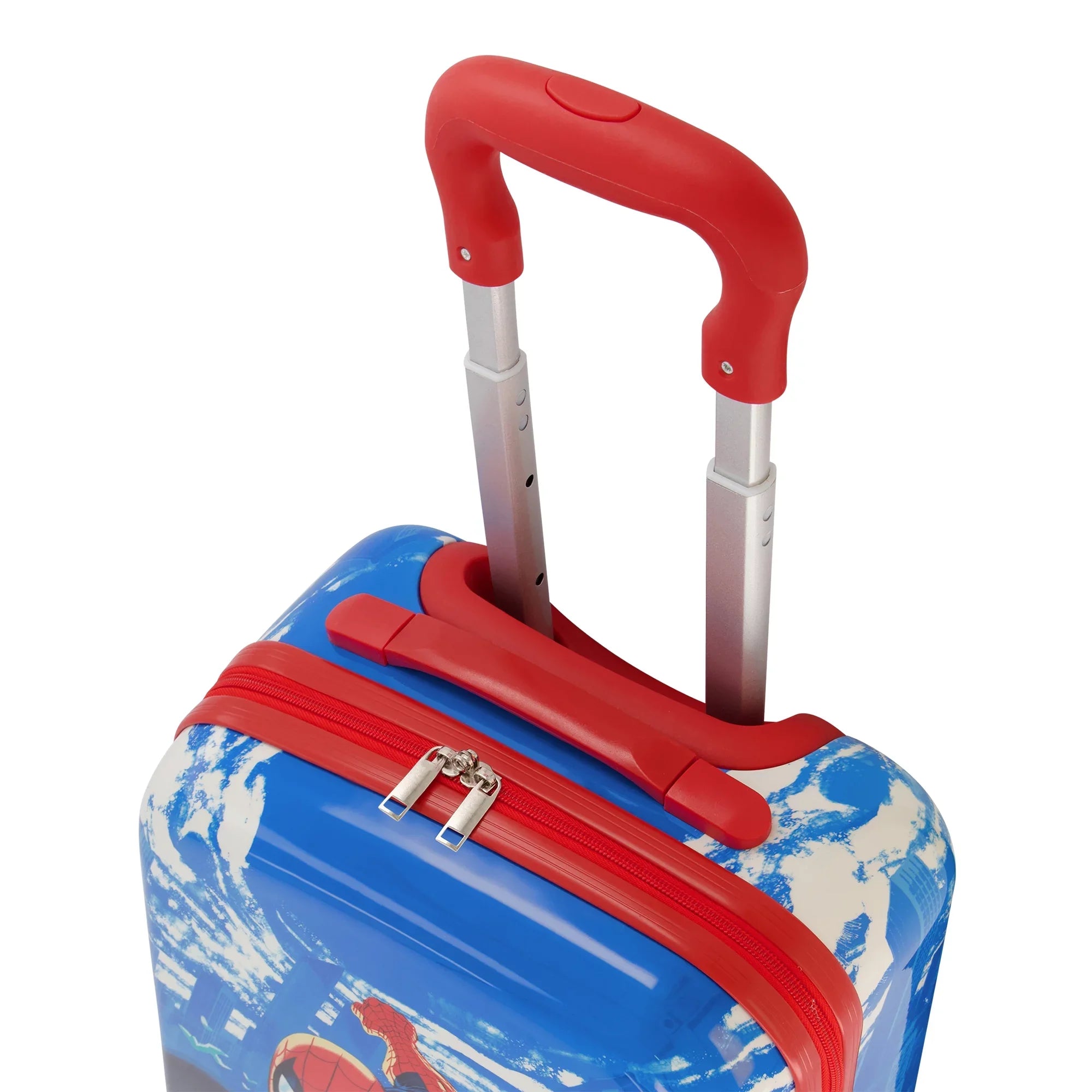 Marvel 21 Luggage, Hardshell On with Kids Inch Spider-Man Carry Suitcase Wheels, Blue Rolling
