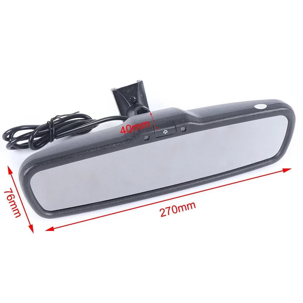 LCD Bracket SHZICMY 4.3" View HD System Backup Resolution Kit 800*480 Car for with Monitor Mirror Rear Camera