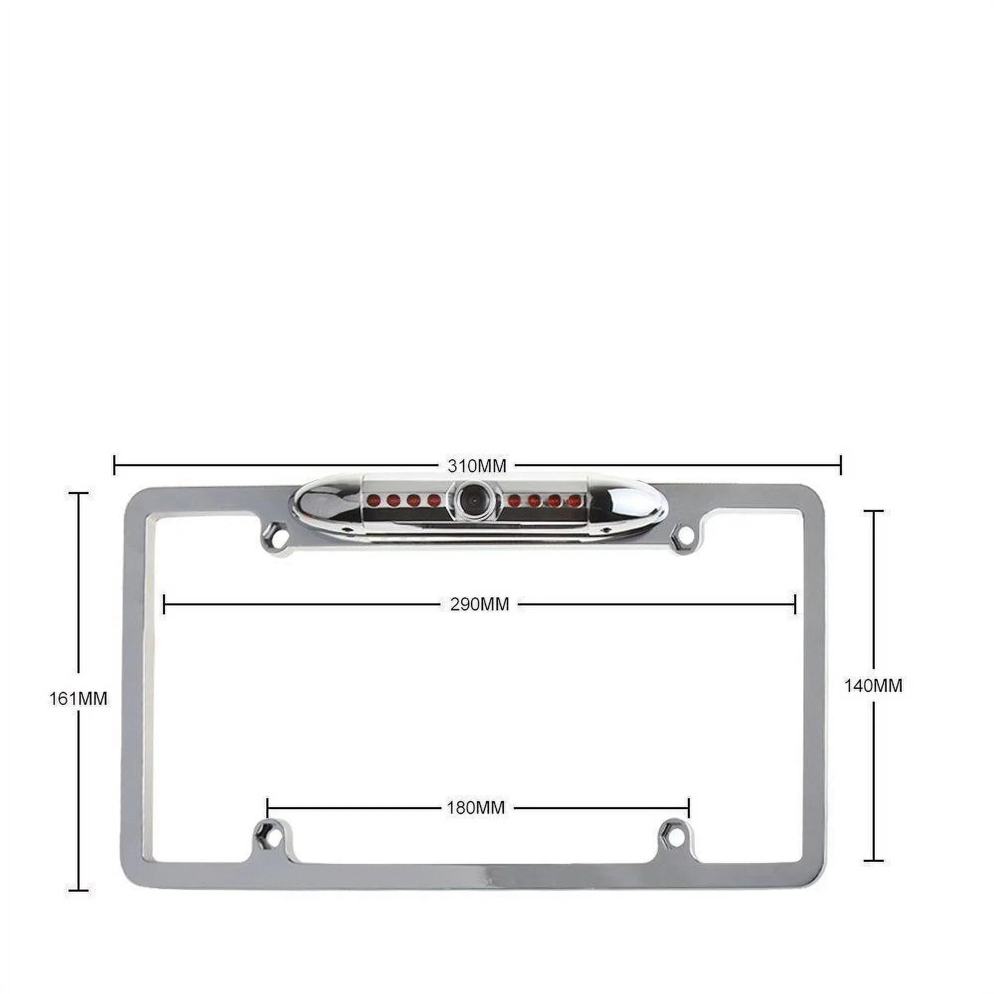 for Van License Frame Truck, Trailer, Camera Plate Bus Backup Rearview