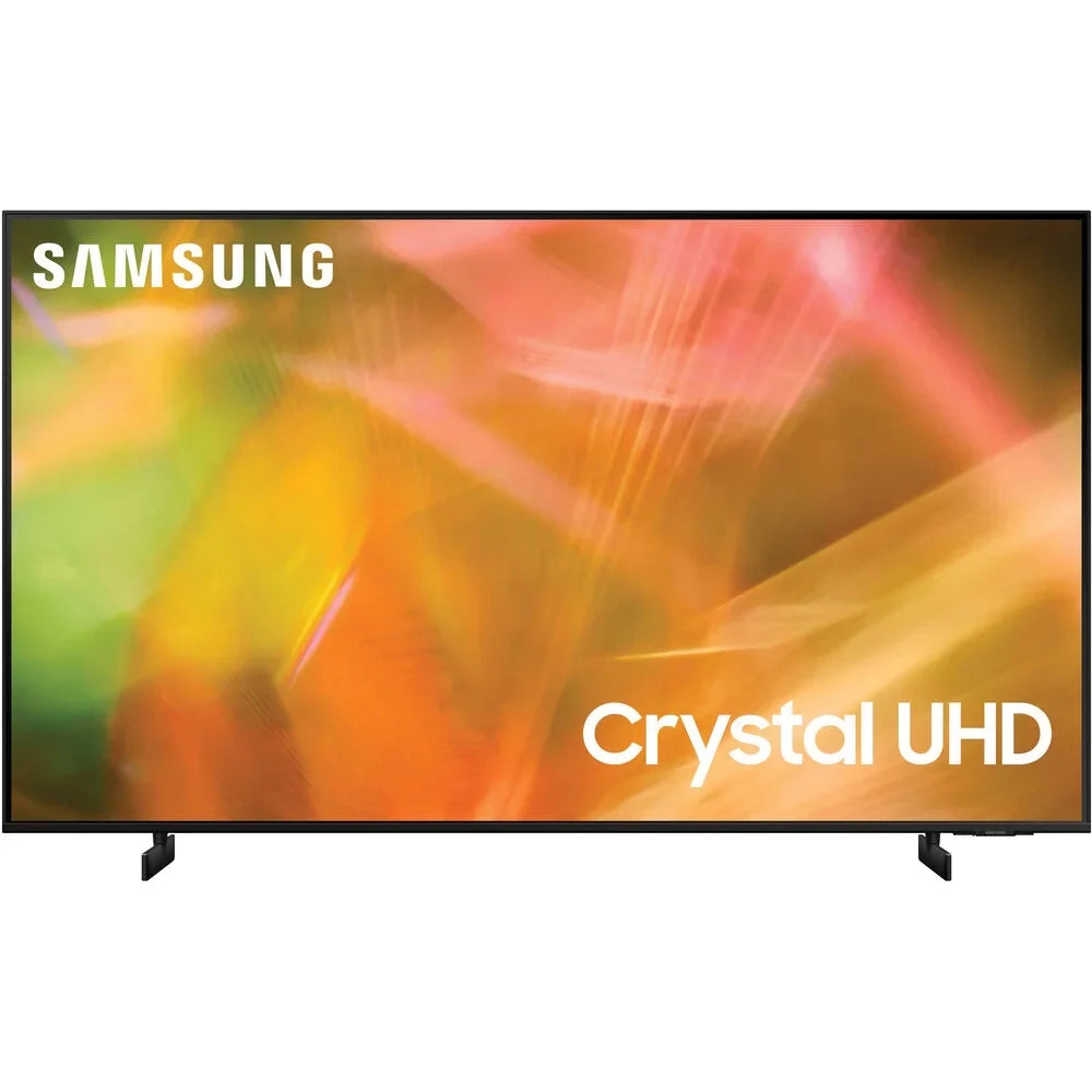 [Refurbished] LED Crystal HDR TV 4K 2021 43" Restored Samsung Smart UHD Class with UN43AU8000 (2160p)