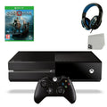 Bundle AXTION Xbox One Of War BOLT Gaming Headset God With Console Black Original Pre-Owned Game Microsoft 500GB