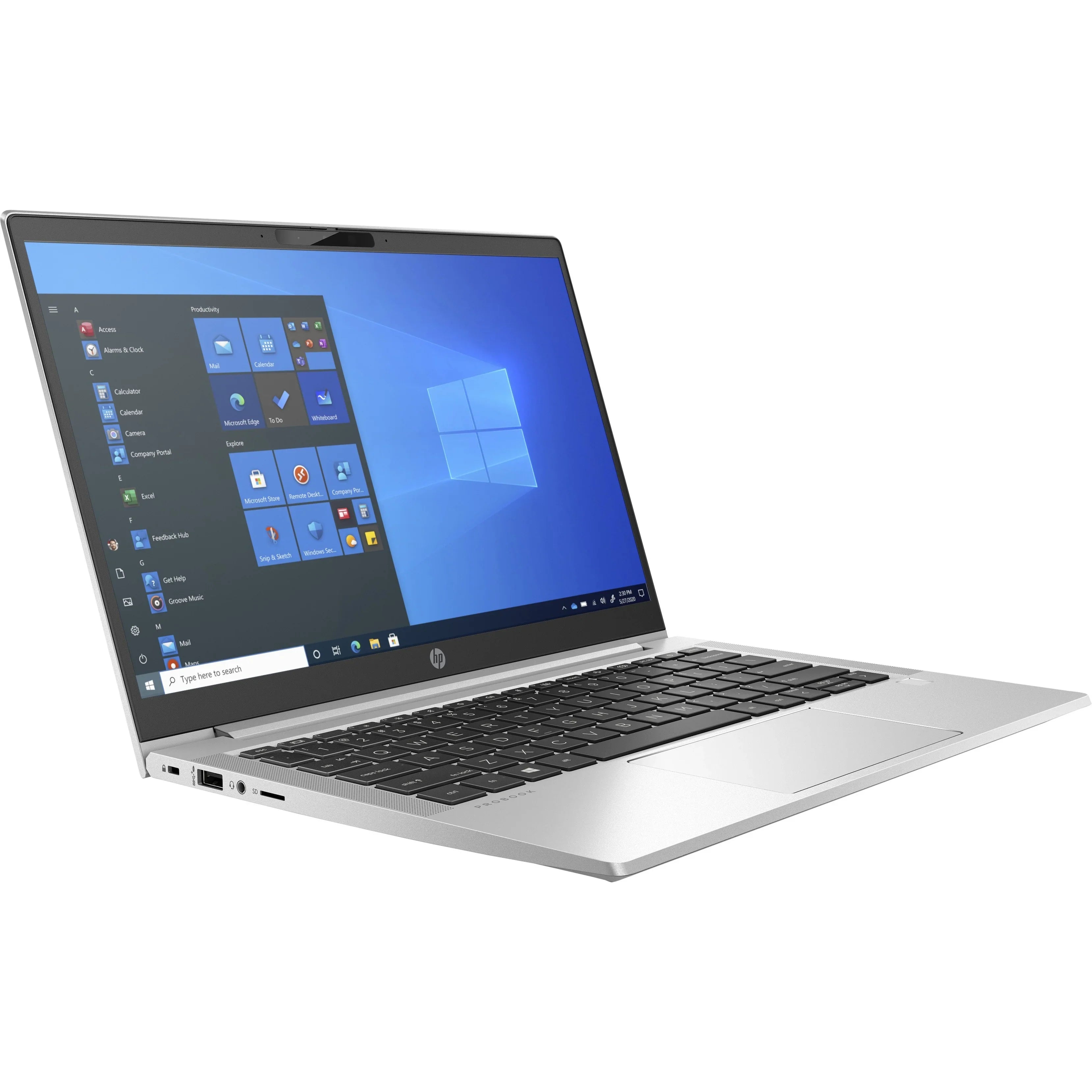 Full Iris 256GB Pro Plastic, HP 8GB 10 ProBook HD, G8, Silver SSD, RAM, 430 Intel 13.3\" Graphics, Core i5-1135G7, Intel Xe Windows Pike