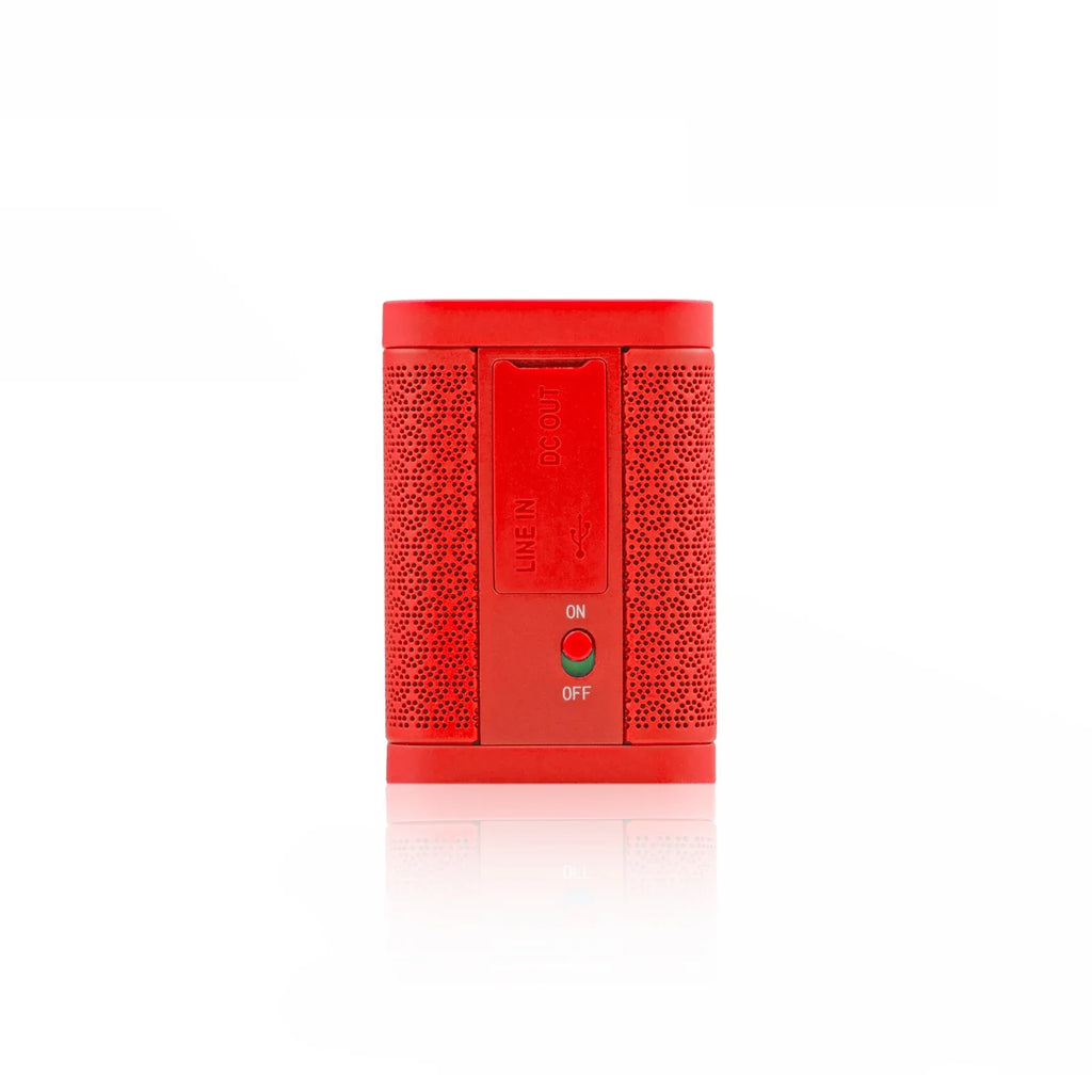 battery and - rechargeable Speaker Portable with Edifier controls on-board MP270 inputs Bluetooth Red USB