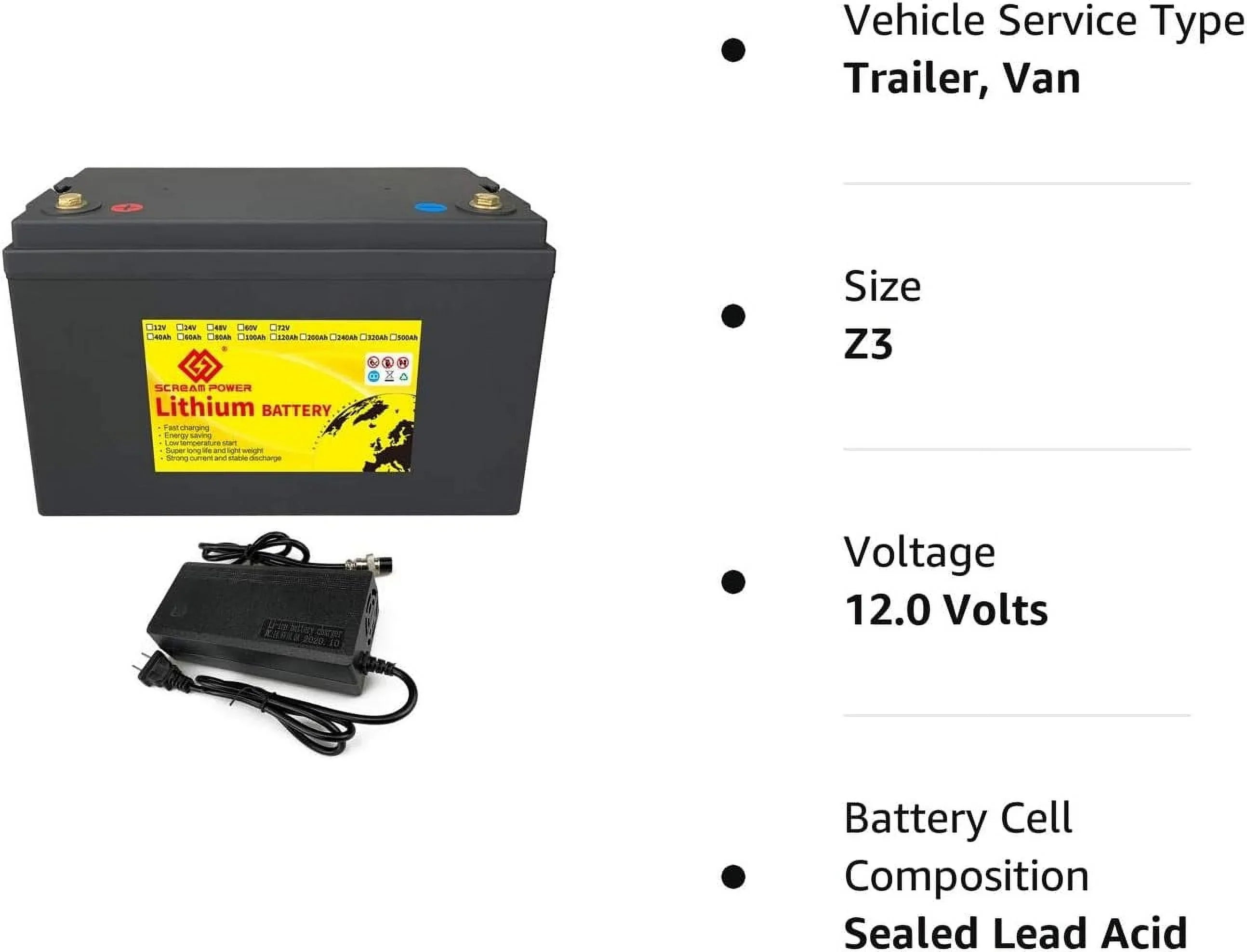 Camping Backup Ports Outdoors System 12v with Generator Battery Portable Solar Battery LiFePO4 Travel and Station 120Ah 1536Wh Solar LiFePO4 Power Charger,for USB Hunting,RV,Marine,Overland,Off-Grid