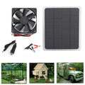 Portable Pet Cooling Ventilation Powered Panel House Houses 10w TOPTENG Outdoor Mini 12V Chicken Fan Ventilator Kit, For Solar Fan Greenhouse Solar Kit, Camping