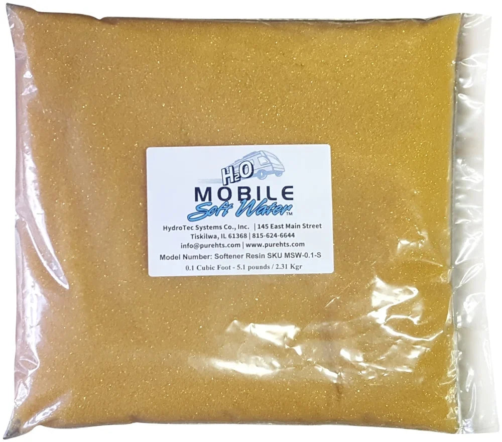 0.1 Softener pounds resin -2.31 RV, portable style replacement water other softeners Water Packaged Ion-Exchange Mobile-soft-water? 5.1 - applications. Kg.; or Foot Resin(Cation) for any Cubic