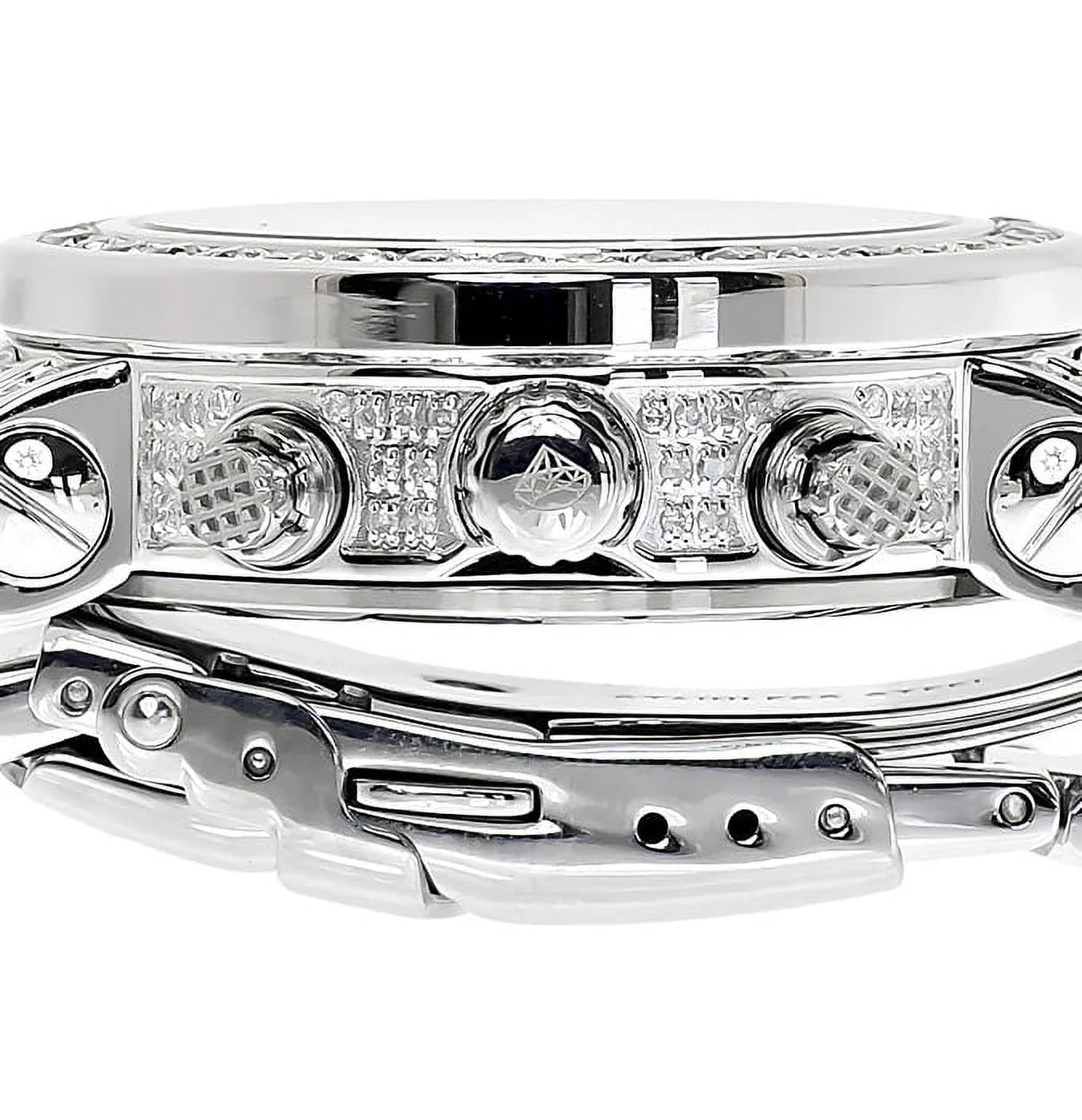 01(3 PT ct) Icetime White Platinum Diamond Ladies Watch