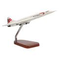 British Mahogany Large Concorde Airways Model Aerospatiale/BAC