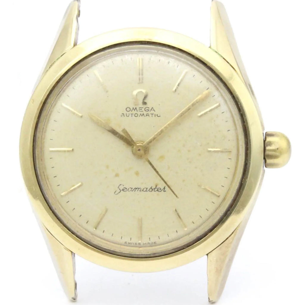 Pre-Owned BF559125 Cal OMEGA (Fair) 2802 Watch Seamaster Gold Plated Head 471 Mens Automatic Only