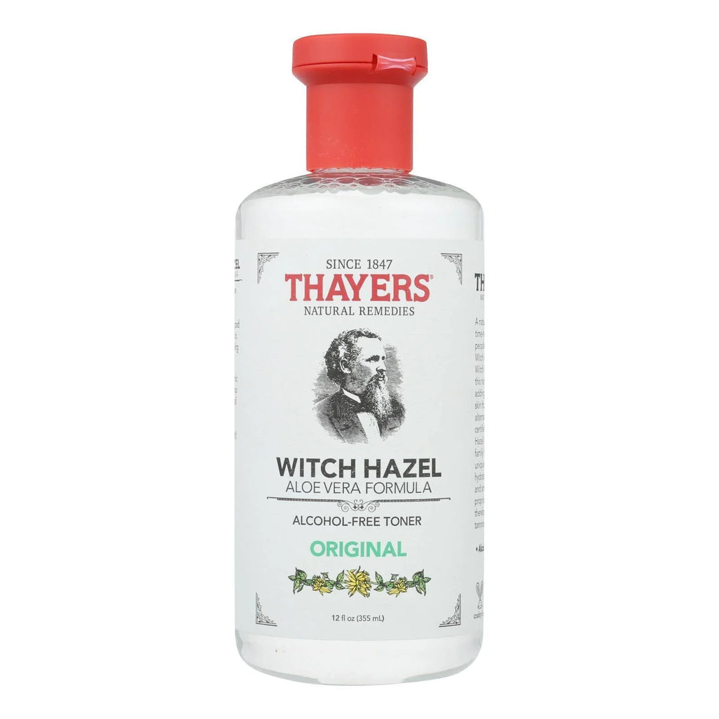Thayers Hazel Aloe with Alcohol fl Original Witch Free Vera 12 oz -