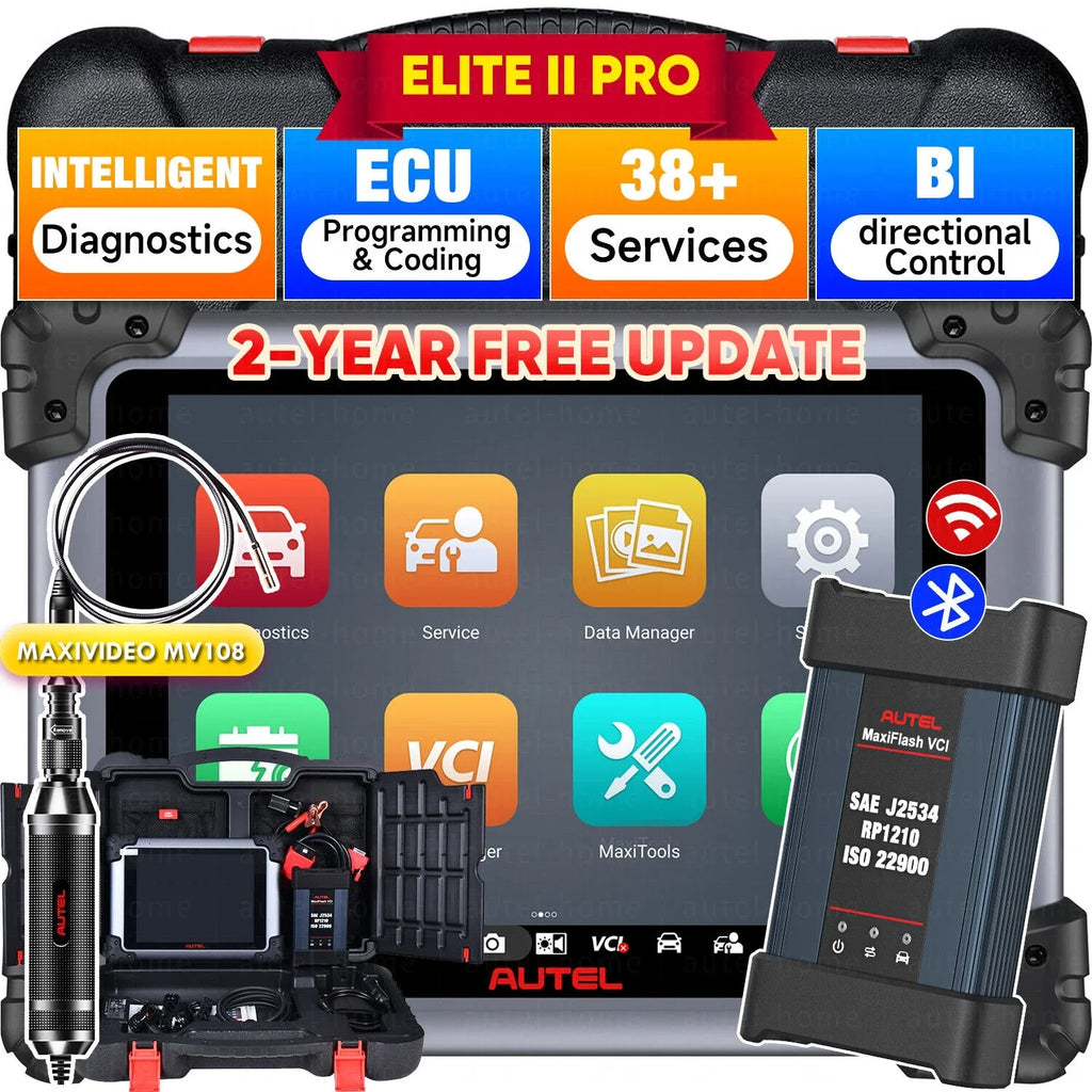 Car Coding, Ver. Elite MS909/ New 2 Elite J2534 Programming MaxiSys 2 II Free ECU Intelligent Services Years Tool Scan 38+ Pro MS919/ Diagnostic Diagnostic Autel & of 2.0,