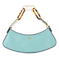 Calf Hobo Blue Shoulder Fendi Tiffany Bag Swing O'Lock Leather Small