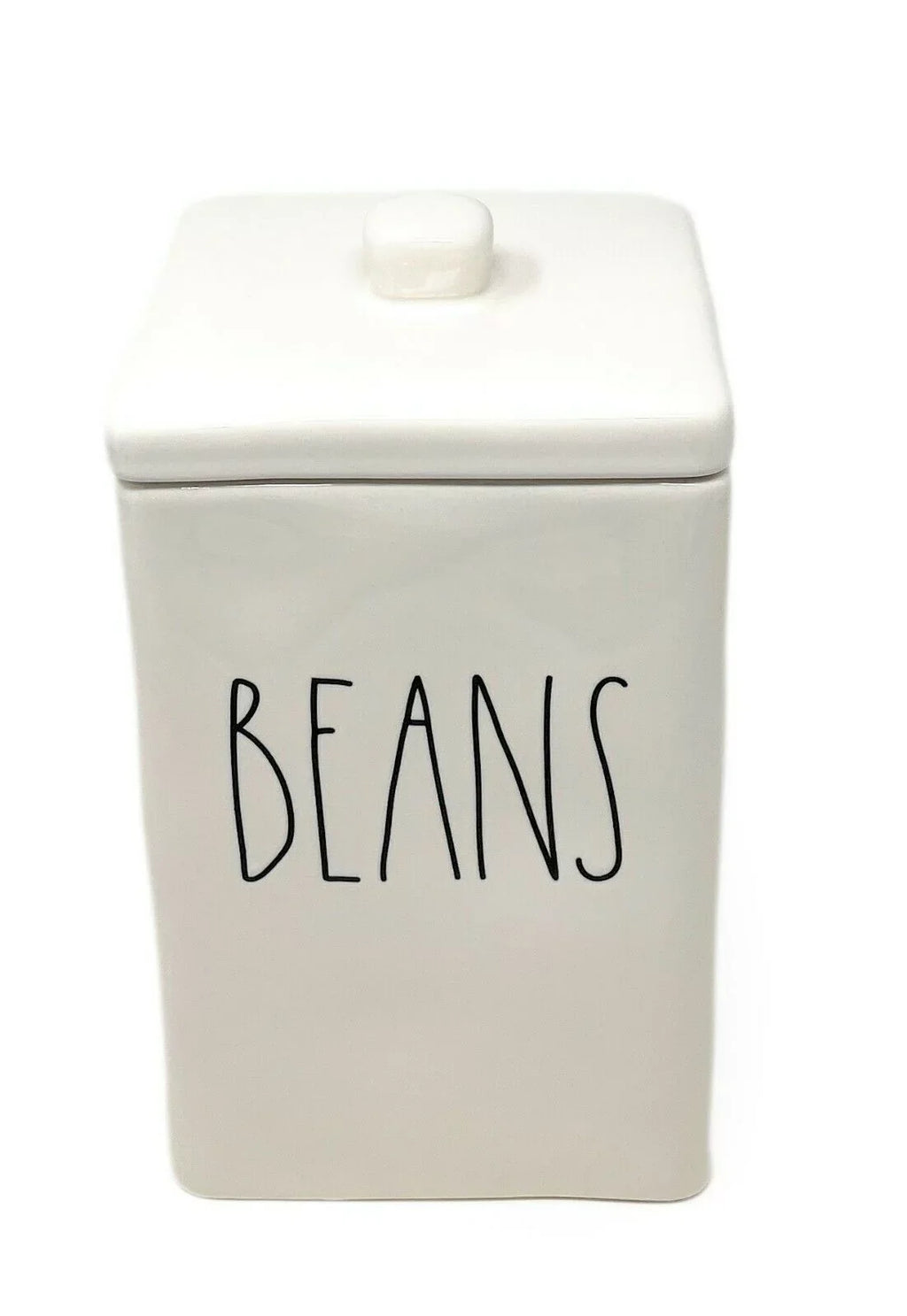 BEANS Rae by Square Letter with LL Ceramic Canister Dunn Magenta Lid
