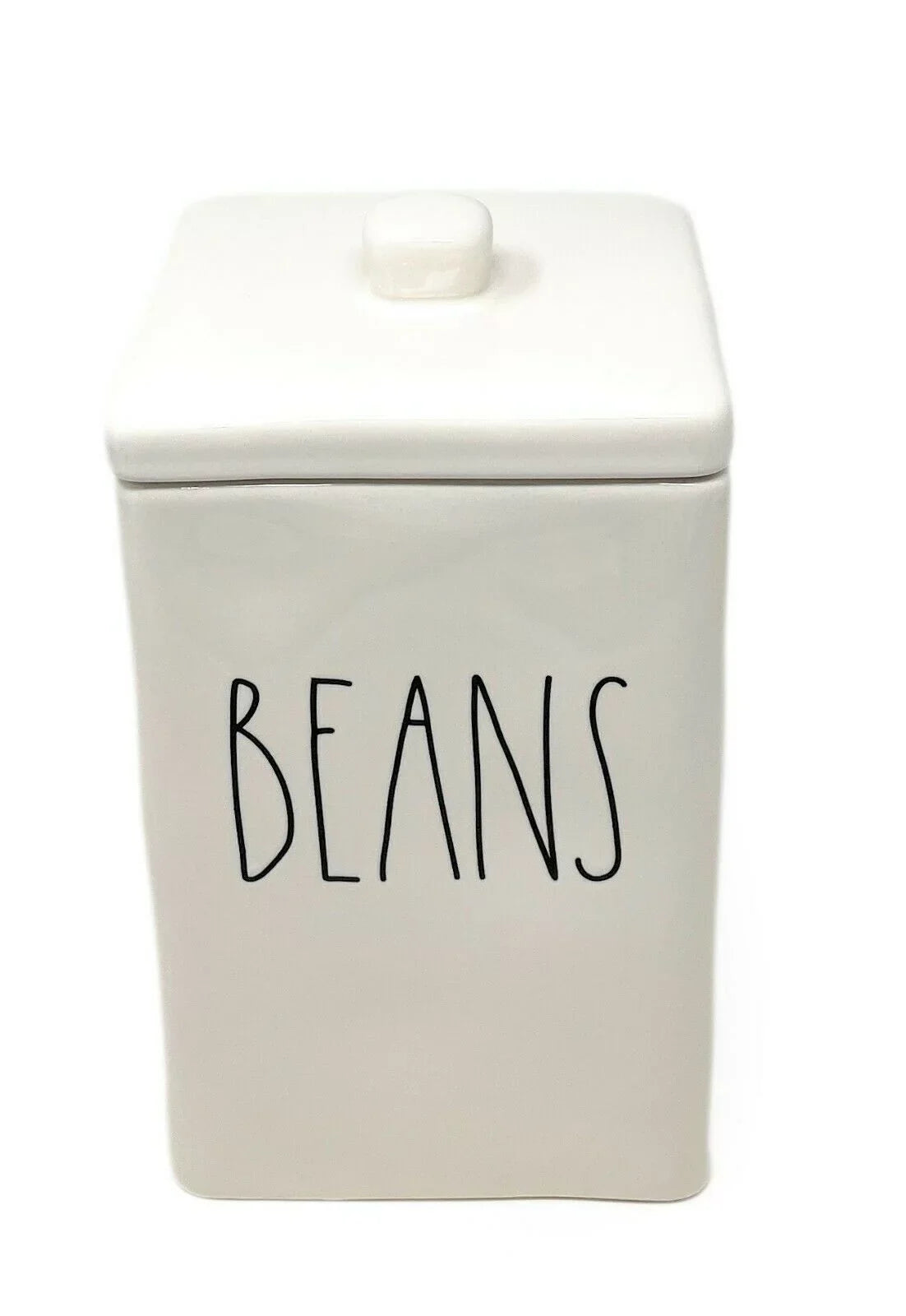 BEANS Rae by Square Letter with LL Ceramic Canister Dunn Magenta Lid