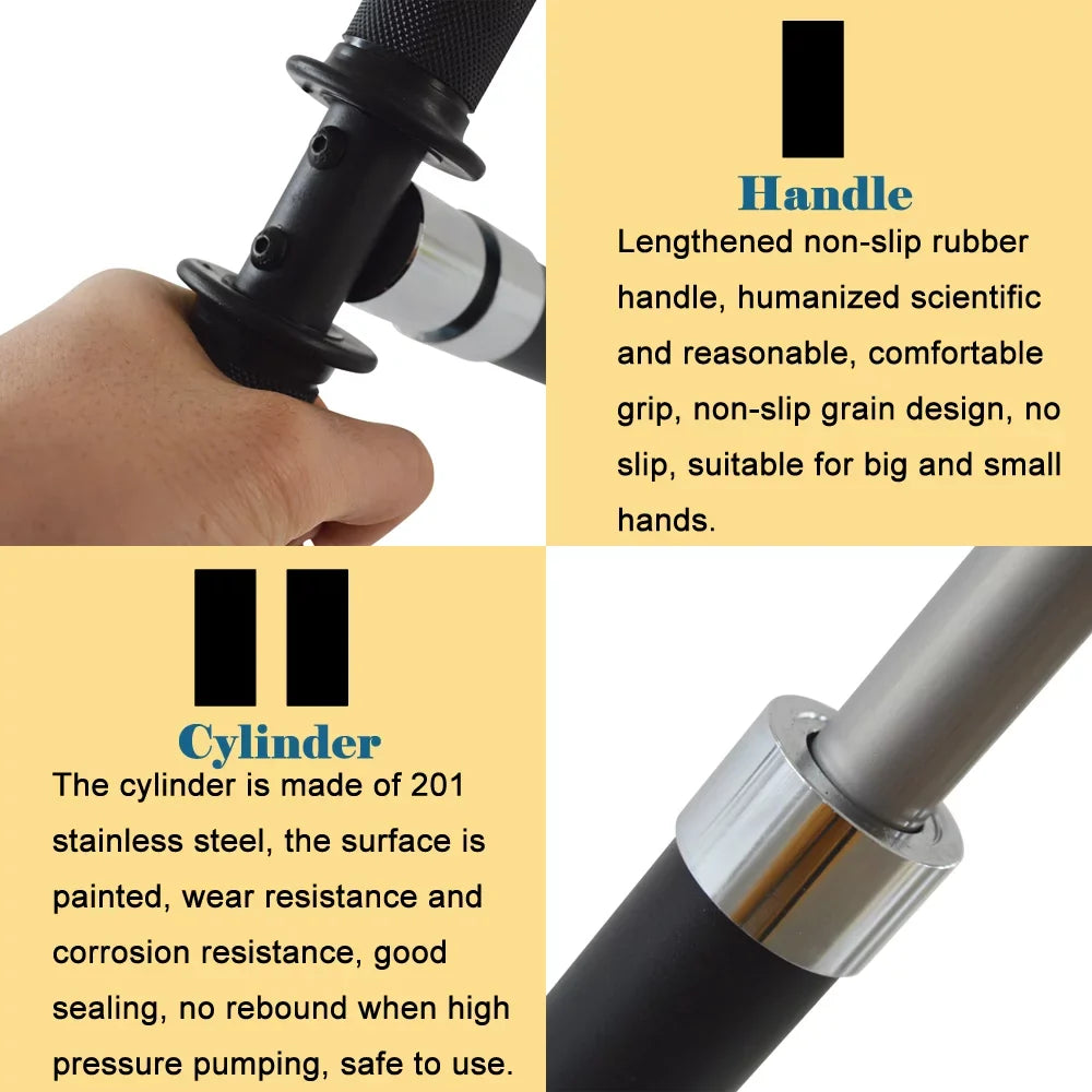 Hunting Inflator Four Hand PreAsion Air Stage PCP 5800PSI Operated Pressure pump High