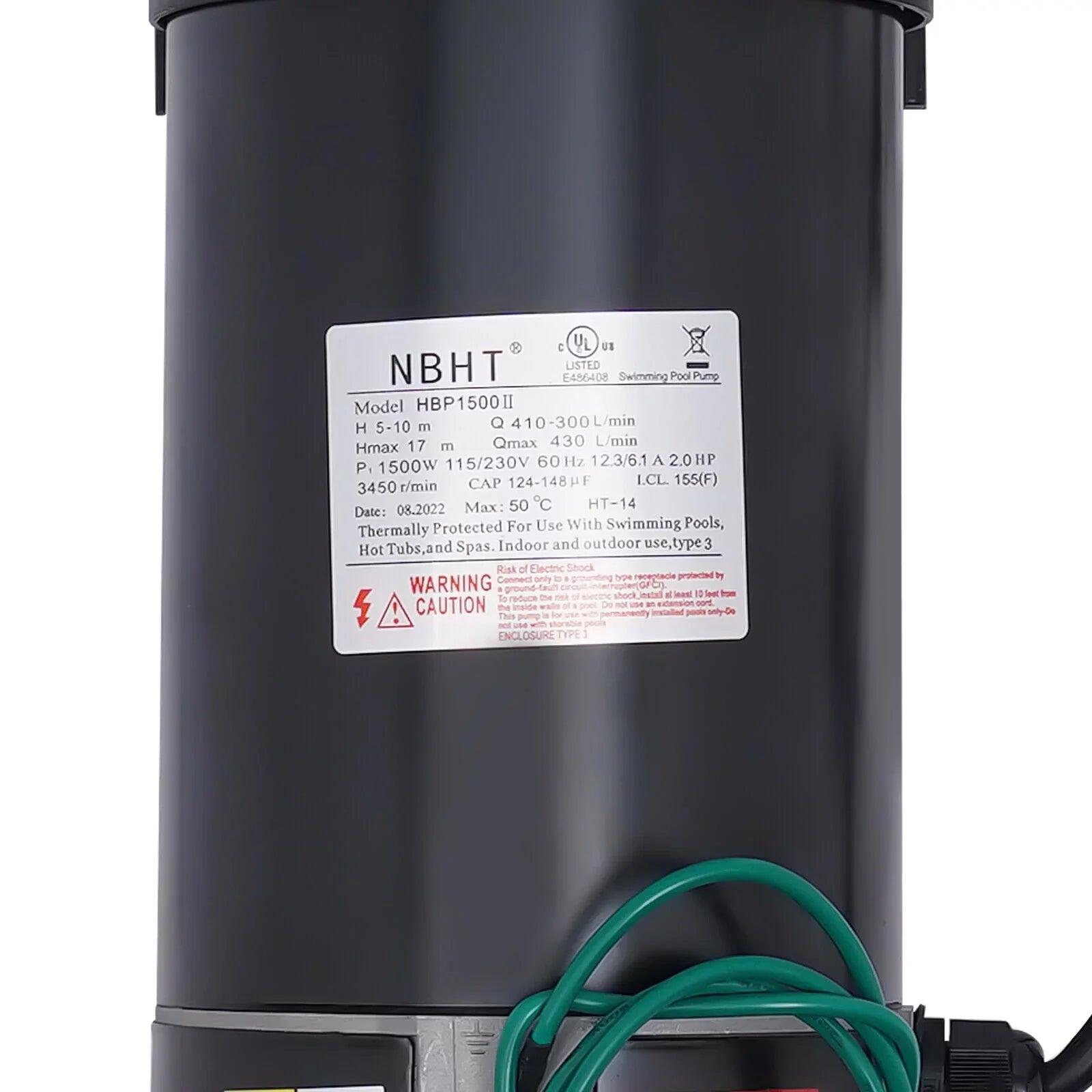 Denest Swimming Above Hbp1500¢¢ Inground/ 2.0hp Pump Ground Strainer 1500w with and Basket Pool Connectors