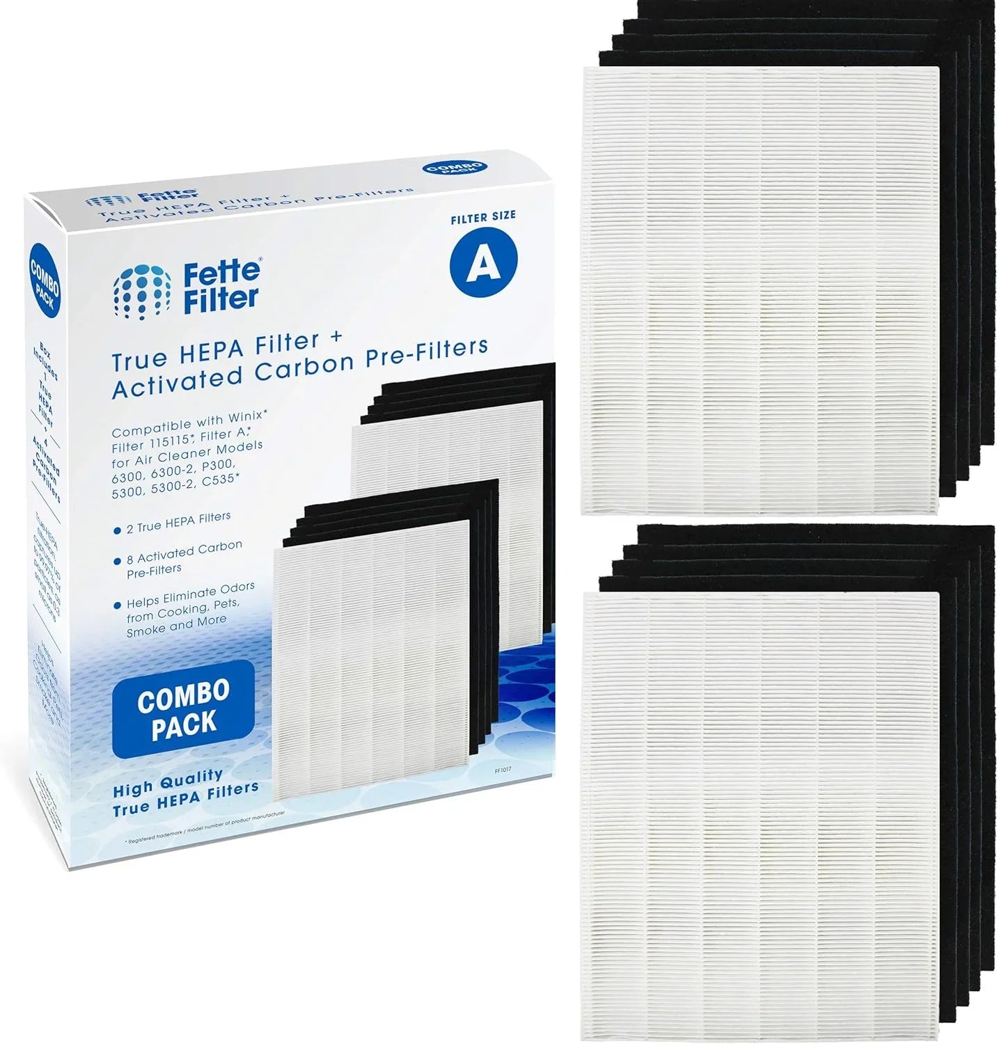 of - 6300 AM90 9800 5500 Premium Pack Purifier + 115115 Filter HEPA 5300-2 P300 6300-2 Filter 21 Wave Plasma A True with Air H13 - C535 5300 Size 4 1 C909 Filter 115115 Fette Winix Compatible