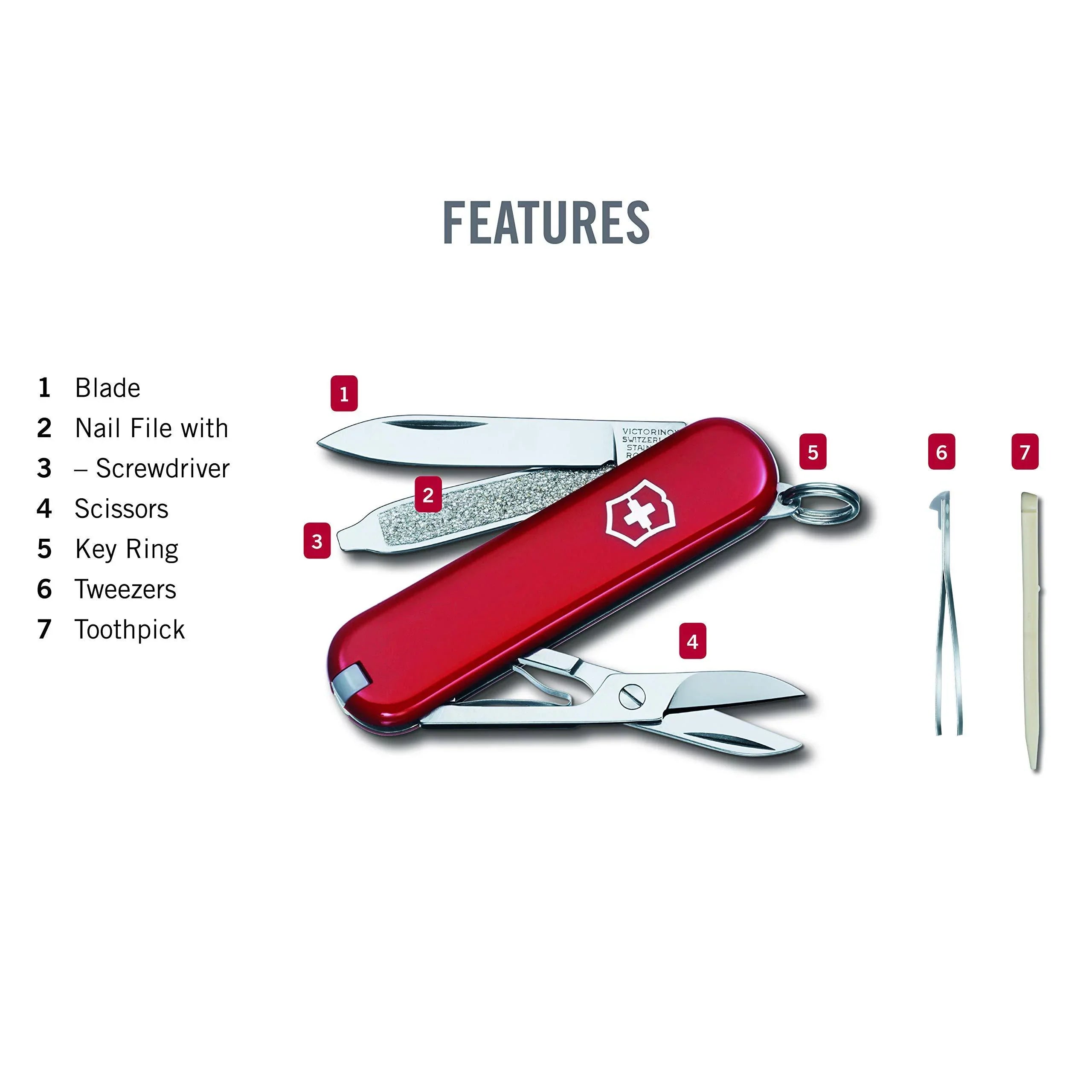 Army SD Red Swiss Knife, Classic Pocket Victorinox