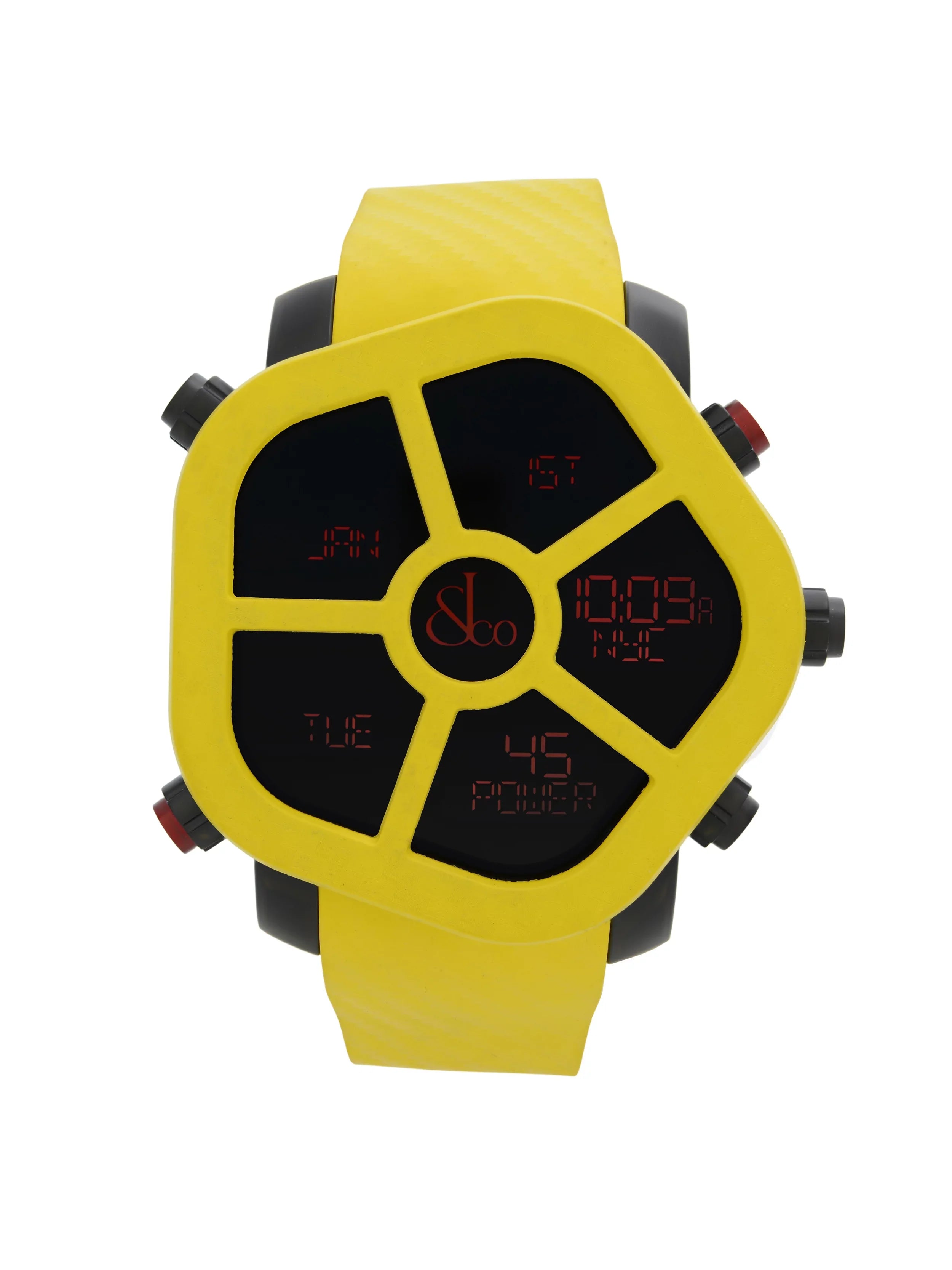 Watch GH100.11.NS.PC.ANH4D Carbon Bezel Ghost Steel Quartz Jacob & Yellow Co.