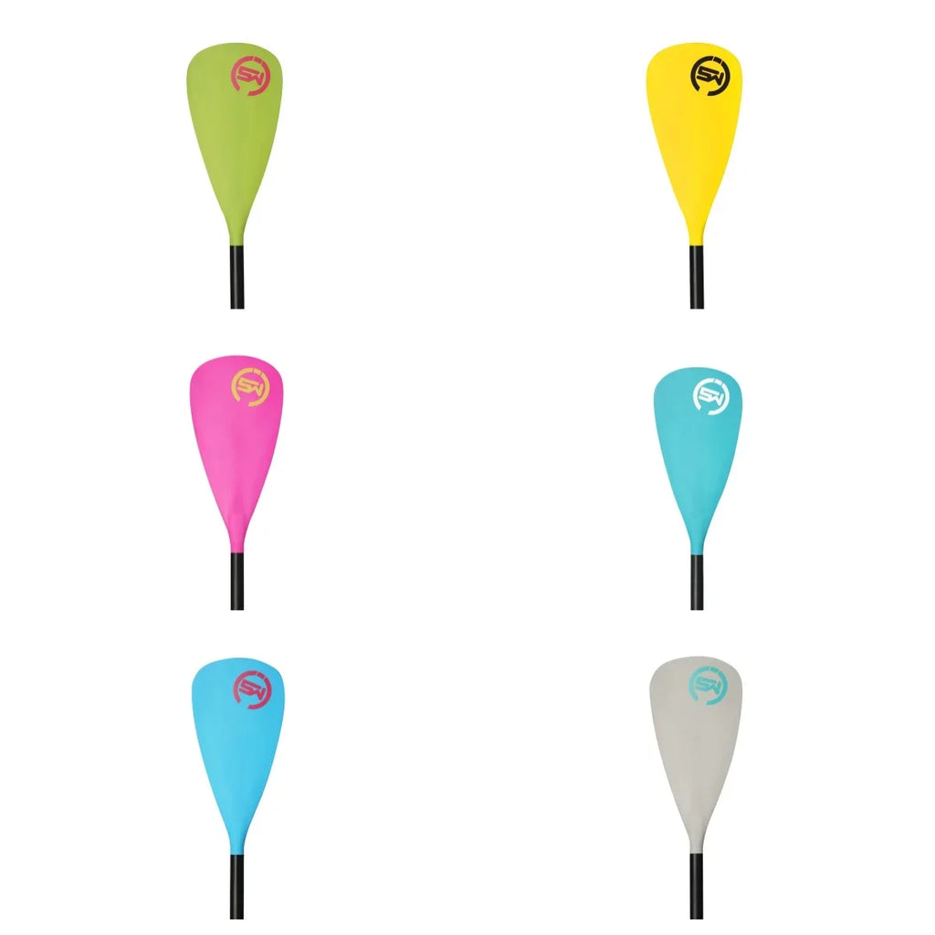 Paddle, Accessories Bottom & Deck Leash, Stance, Surf Control, Wide Fin Paddle Board(6In Paddling, Thick)with Youth Inflatable Backpack, SUP Premium Non-Slip & Stand for Up for Adult(White)