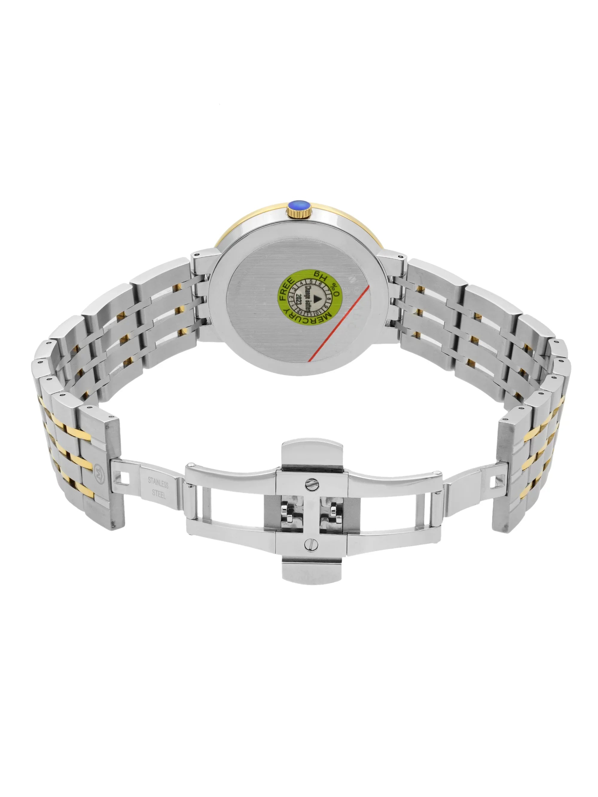 Two Quartz Ladies 607058 Stainless Steel Esperanza Movado Tone Watch