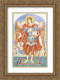 'Archangel Petrov 18x24 Vodkin Kuzma ' Framed Print Matted Art Gold Ornate 2x Michael