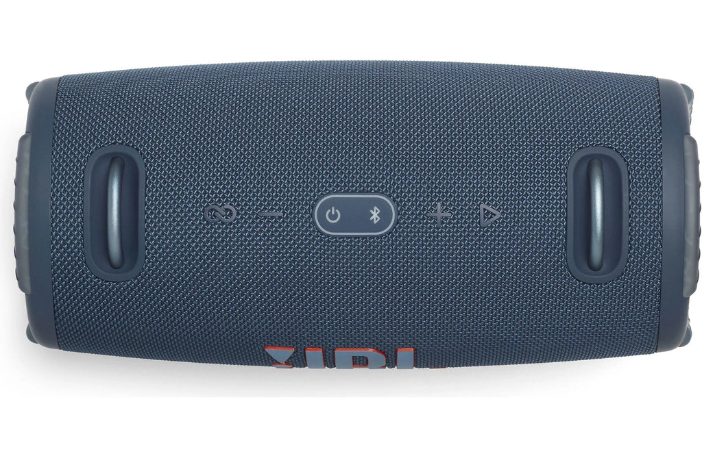 15 Playtime, Waterproof, Xtreme IP67 Speaker, (Refurbished) of Hours Portable (Blue) Bluetooth Restored 3 Powerbank, JBL