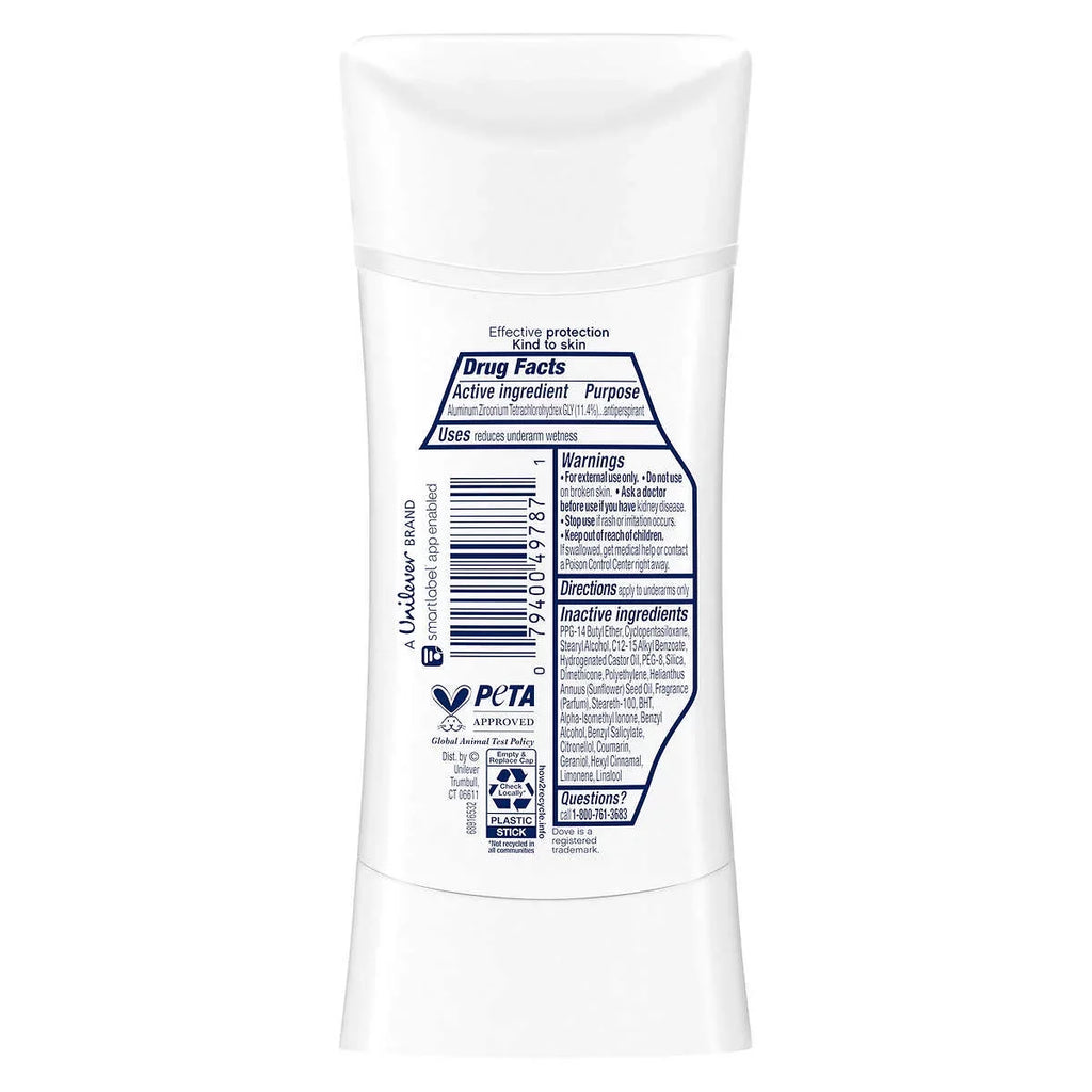 Dove Oz. - of invisible - 2.6 each, in Pack water - Advanced Cucumber & Protection. care 5 4 Oz. 1 10.4 Cactus Total