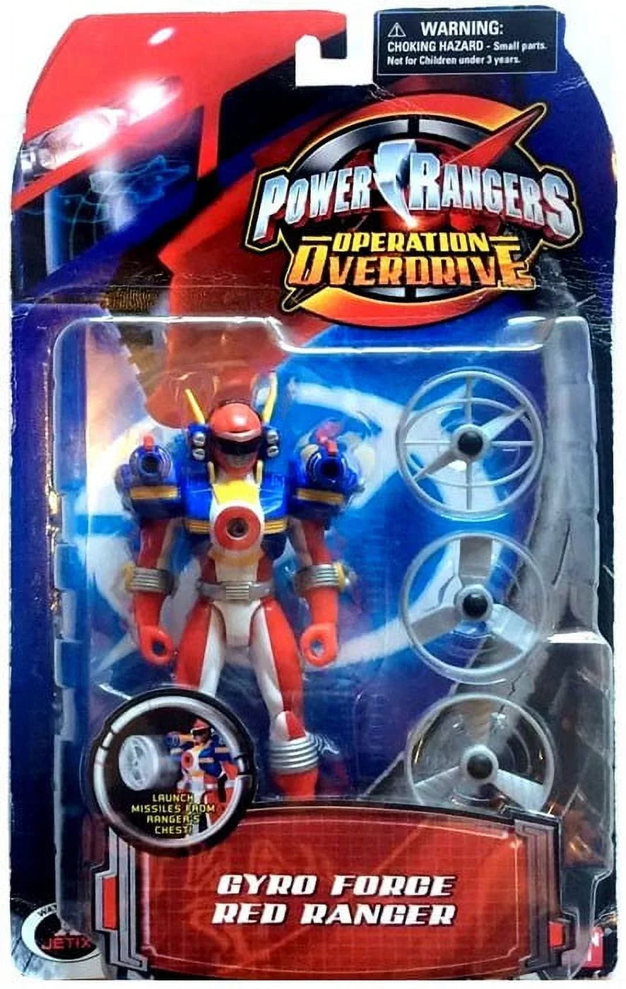 Force Gyro Action Figure Rangers Operation Red Overdrive Ranger Power