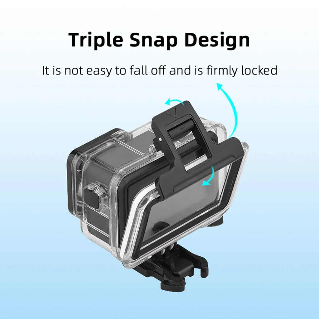 4 PC Stainless DJI Transparent Case Diving Action Waterproof Steel for 3 Case Camera