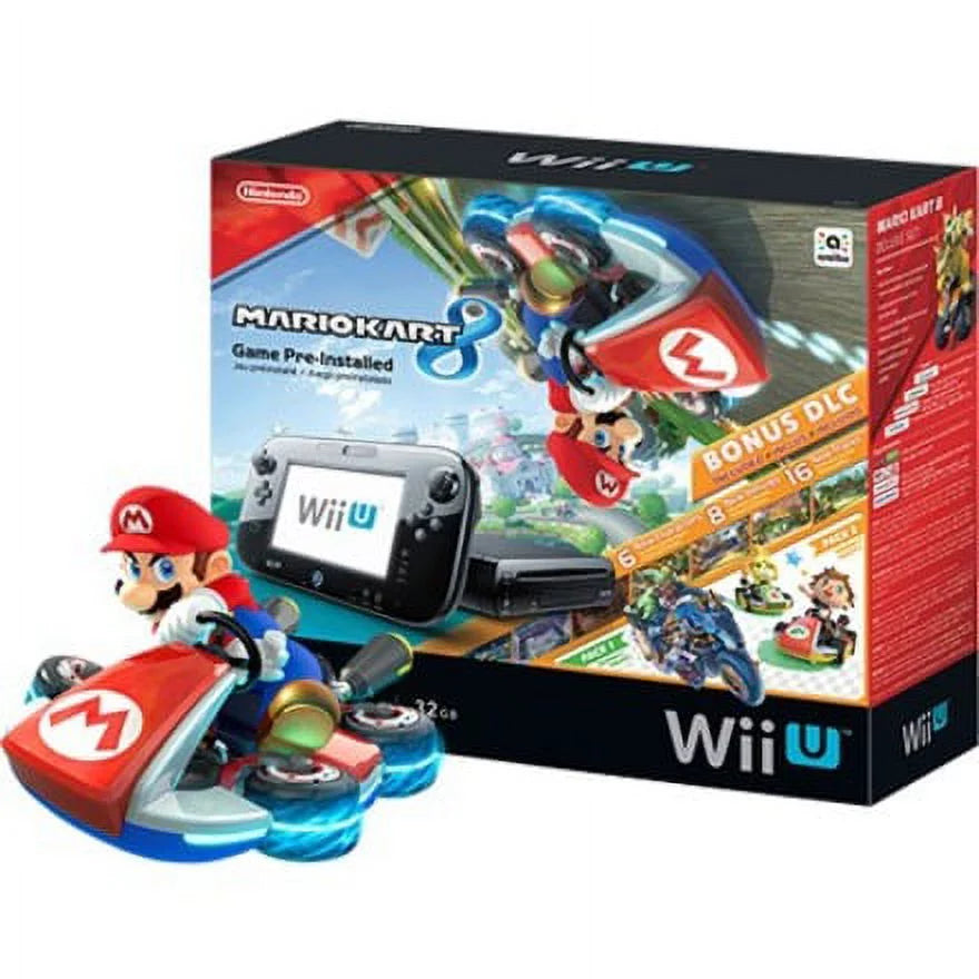 Mario 8 Wii Deluxe bundle DLC Set Kart with U