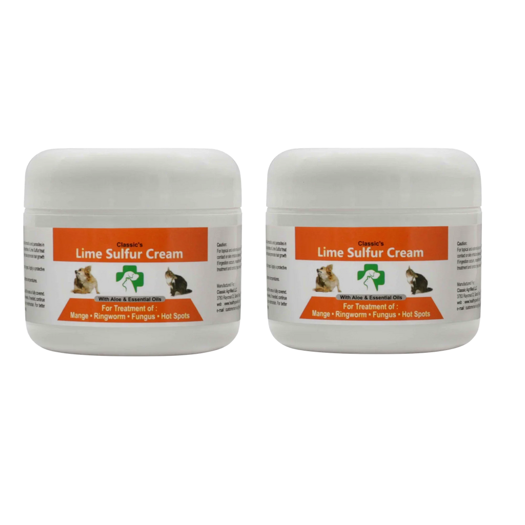 Lime - Puppy, Sulfur 2 Pet Skin Paw x Skin oz - Healthy Care x (2 Safe Jars) (2 Dip Ointment Ointment - oz x (2 Pet oz 2) for Kitten, Cat, Dry for Horse 2) and Itchy Cream Life Dog,