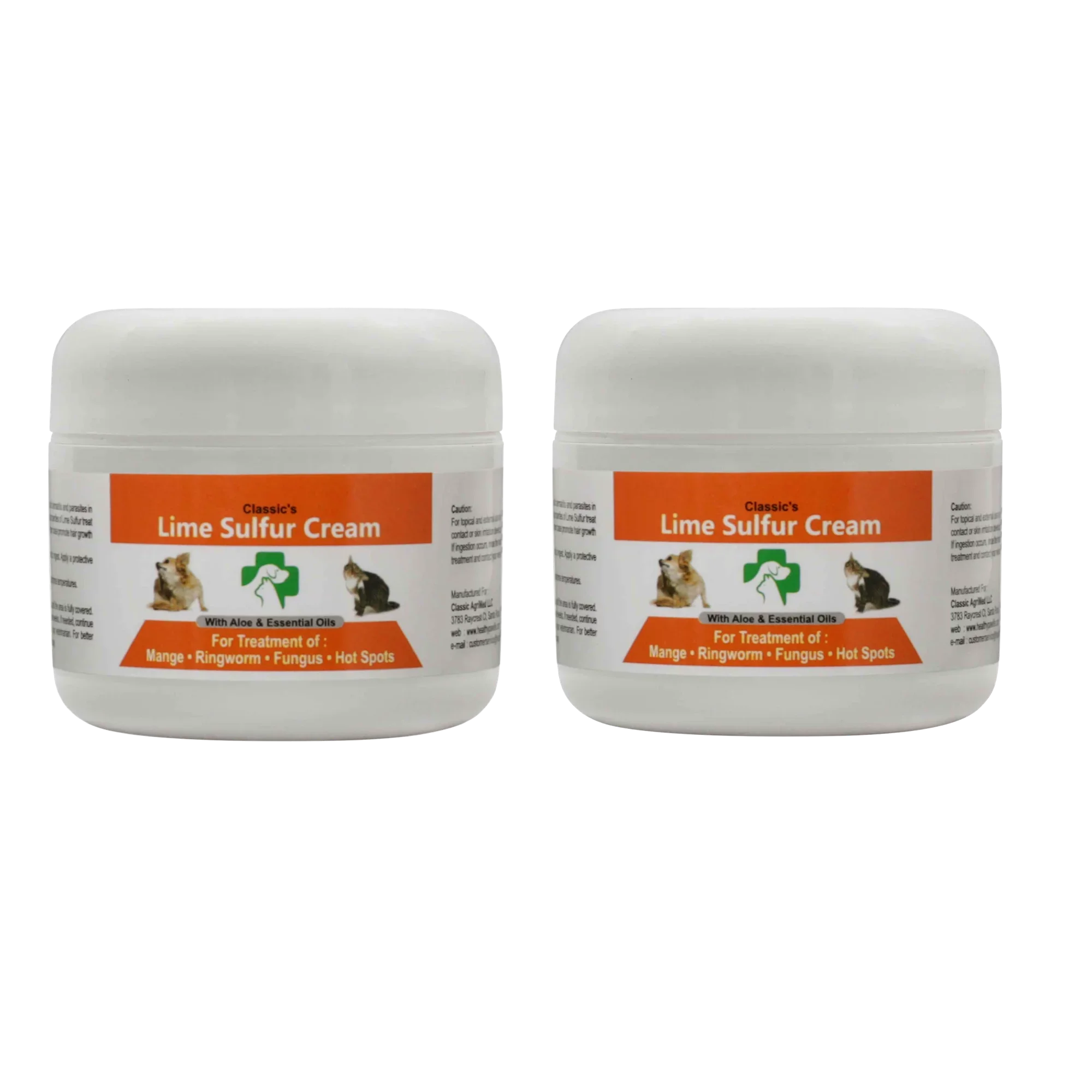 Lime - Puppy, Sulfur 2 Pet Skin Paw x Skin oz - Healthy Care x (2 Safe Jars) (2 Dip Ointment Ointment - oz x (2 Pet oz 2) for Kitten, Cat, Dry for Horse 2) and Itchy Cream Life Dog,