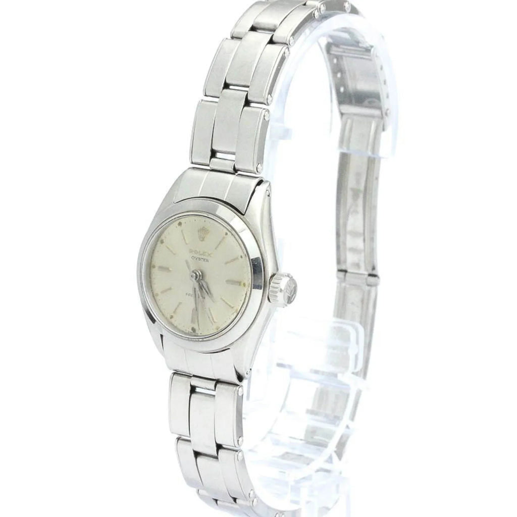 6410 BF563332 (Fair) Ladies Hand-Winding Steel ROLEX Watch Pre-Owned Vintage Precision Oyster