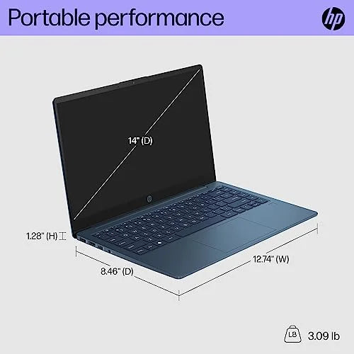 Generation Intel (2023) Iris 13th 11 GB Core 8 Display, FHD 512 Xe GB Graphics, inch 14 RAM, SSD, Laptop, 14-ee0010nr i5-1335U, Intel HP Windows Home,