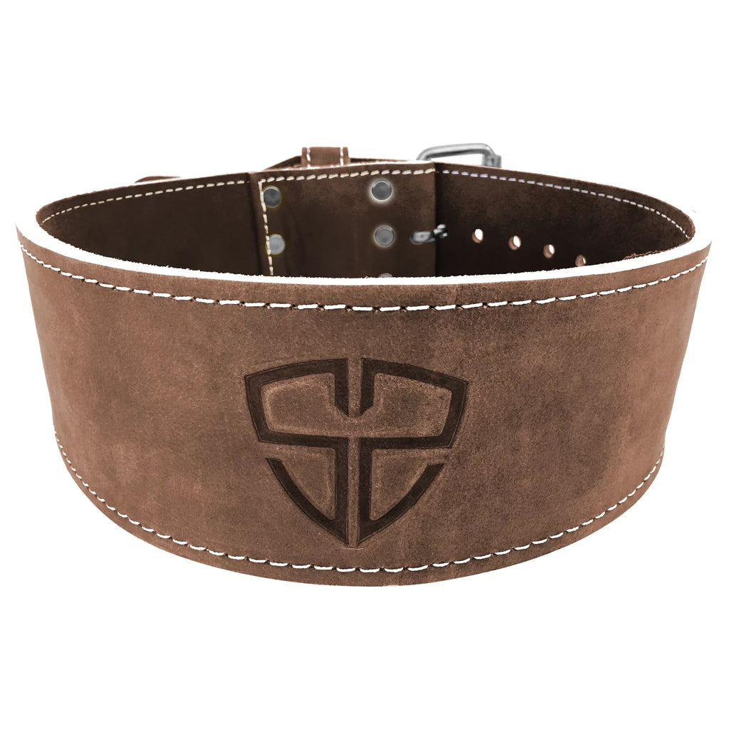 Belt Steel Brown Lifting Sweat - Tanned Leather Vegetable Natural Weight