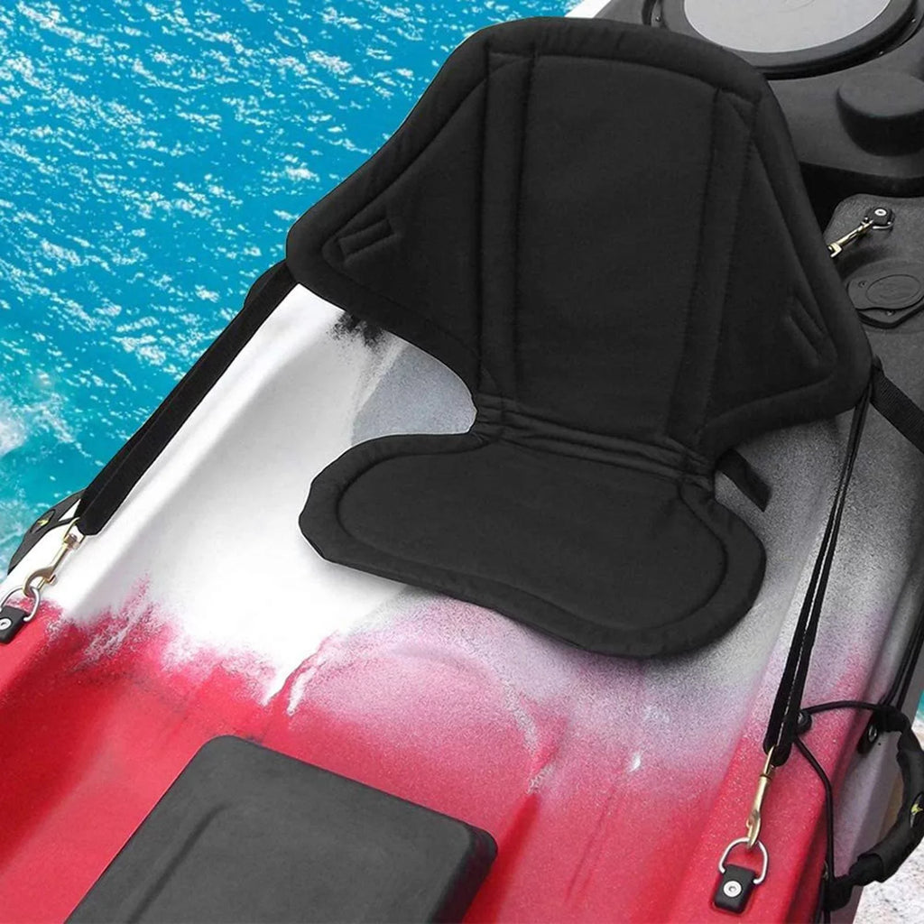 Universal back Seat 1 with Piece Adjustable for with Cushion Board Bag Backrest for Straps Storage Paddle Canoe support Adults Comfort Padded