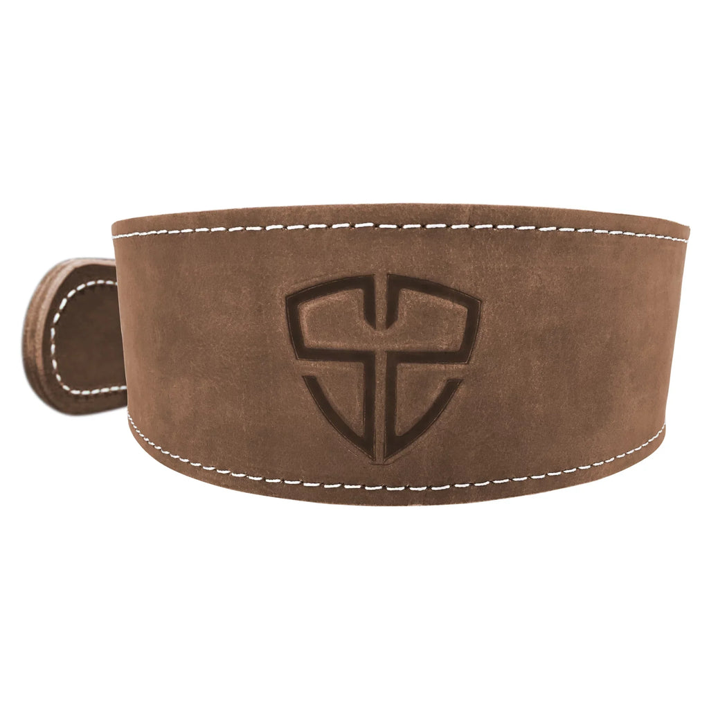 Belt Steel Brown Lifting Sweat - Tanned Leather Vegetable Natural Weight
