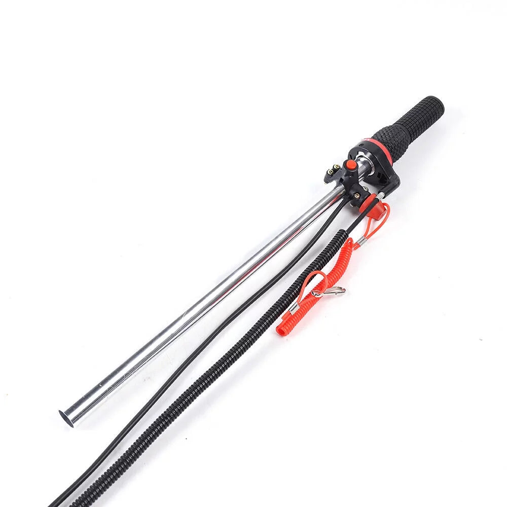 System Outboard Cooling 2.3HP Shaft Kayak 2Stroke Boat Engine Long W/Air Motor