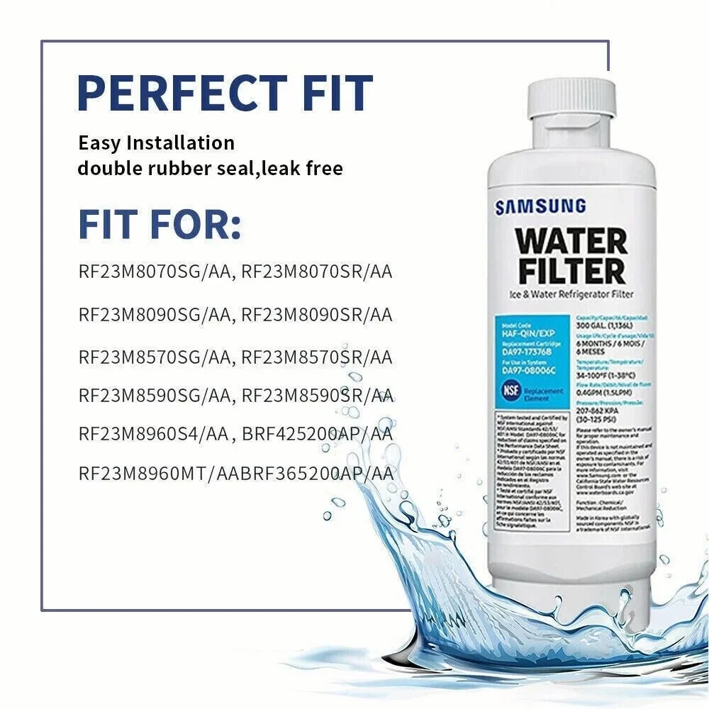 with of DA97-17376B DA97-17376B Compatible Filter,Pack 3 Water Replacement