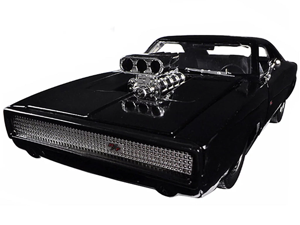 (2015) 1/24 & "Fast Dom's Movie Charger 1970 Black 7" R/T Jada Dodge Model by Car Diecast Furious