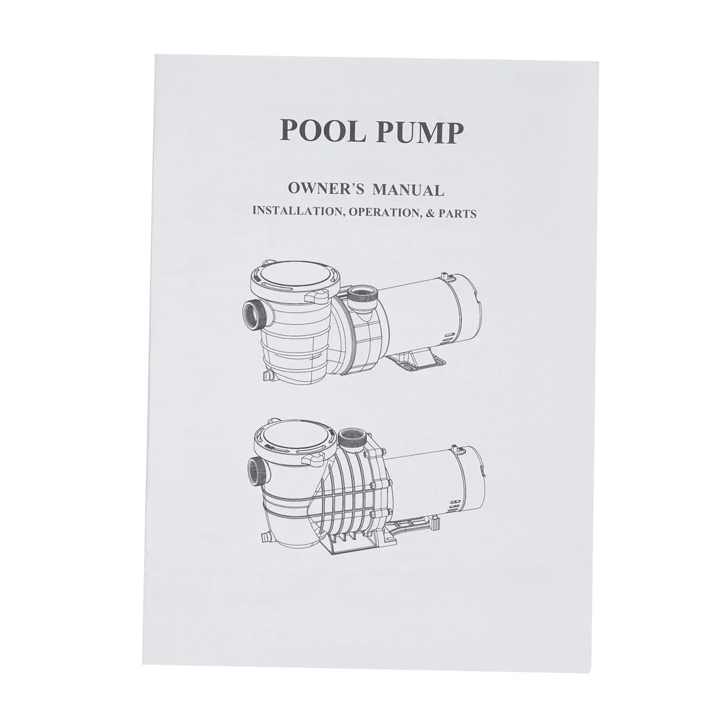 Denest Swimming Above Hbp1500¢¢ Inground/ 2.0hp Pump Ground Strainer 1500w with and Basket Pool Connectors