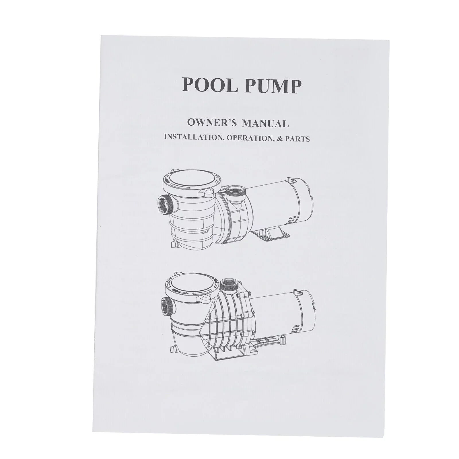 Denest Swimming Above Hbp1500¢¢ Inground/ 2.0hp Pump Ground Strainer 1500w with and Basket Pool Connectors